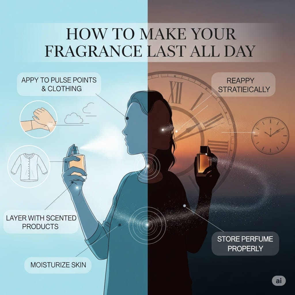 Perfume Longevity: How to Make Your Fragrance Last All Day