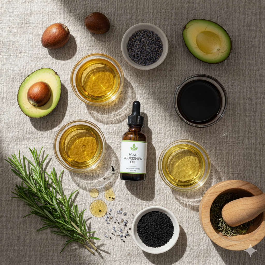 Best Natural Oils for Healthy Scalp in the UK