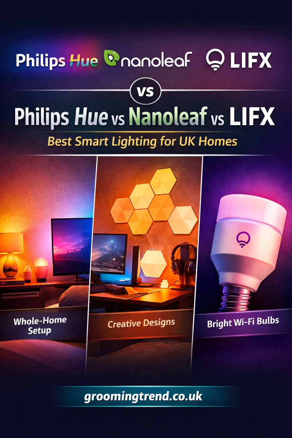 Philips Hue vs Nanoleaf vs LIFX