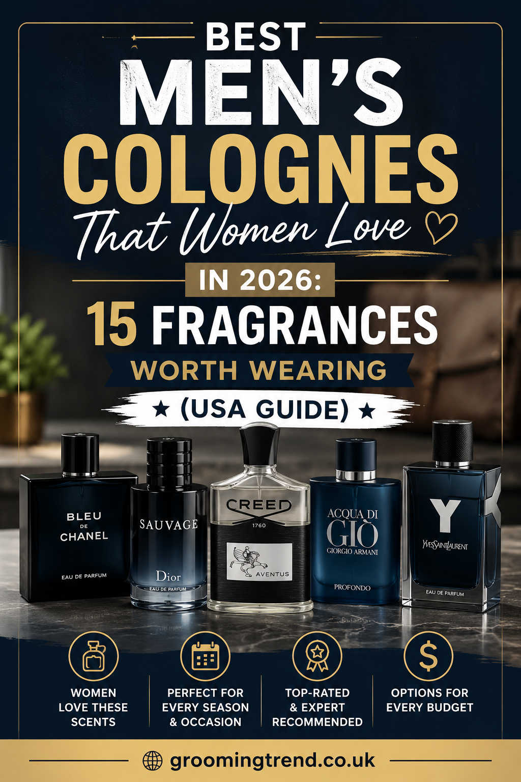 Best Men's colognes that women love in 2026